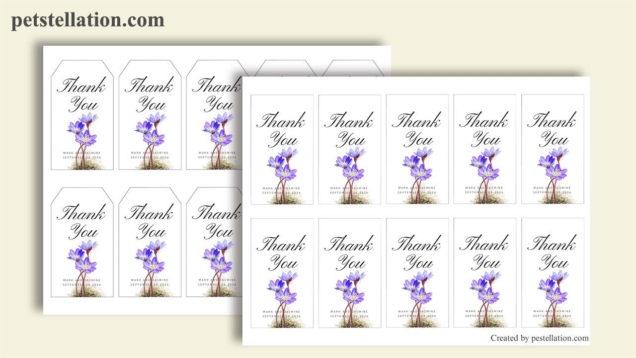 Father's Day gift packaging with printable botanical gift tags